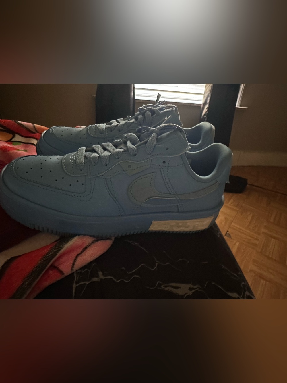 Nike Kids Sky Blue Low-Top Sneakers